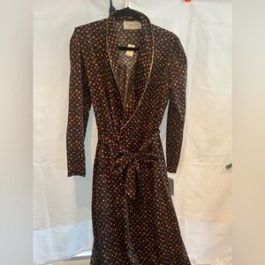 🔥🔥🔥Christian Dior Vintage Loungewear Floral Print Long Dress Size: M NWT